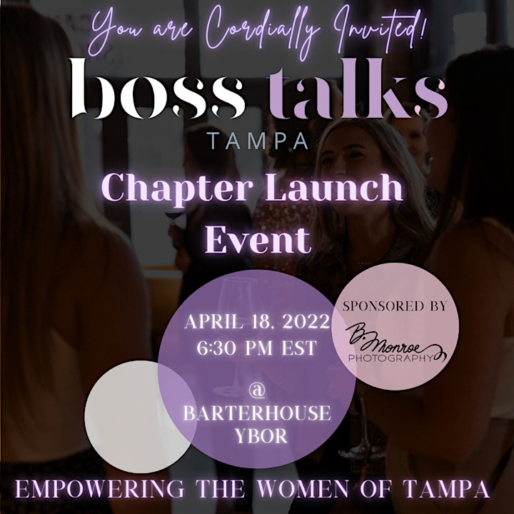 Boss Talks Tampa Chapter Launch image
