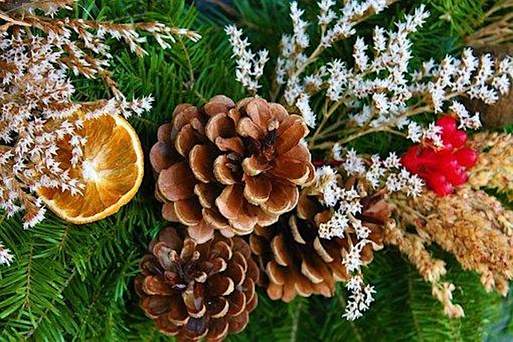 Fresh Christmas Door Wreath Workshop with Chelsea Award Winning Florist image