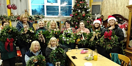 Fresh Christmas Door Wreath Workshop with  Chelsea Award Winning Florist tickets
