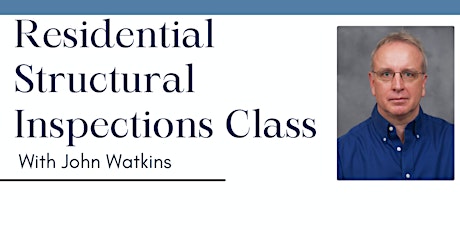 Residential Structural Inspections Class tickets