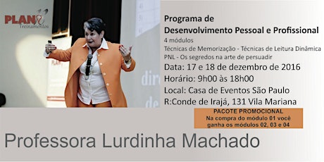 Imagem principal do evento Cursos com Professora Lurdinha Machado