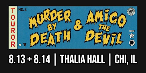 Murder by Death & Amigo the Devil: Tour from the Crypt with Samantha Crain