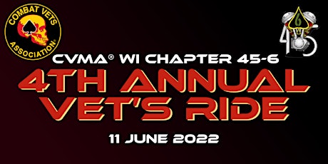 CVMA® 45-6 4th Annual Vet's Ride tickets