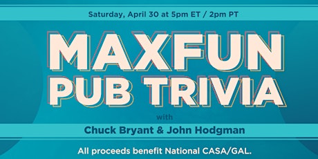 MaxFun Trivia with Chuck Bryant and John Hodgman! primary image
