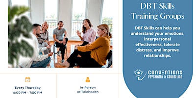 Image principale de DBT Skills Training Groups In-Person