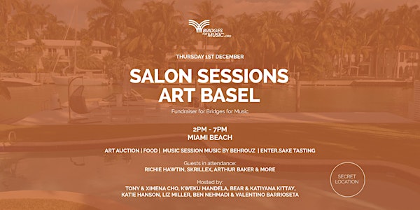 Salon Sessions: Art Basel Fundraiser- Private Auction, Exclusive performances and more)