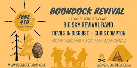 Boondock Revival Concert Under the Stars tickets