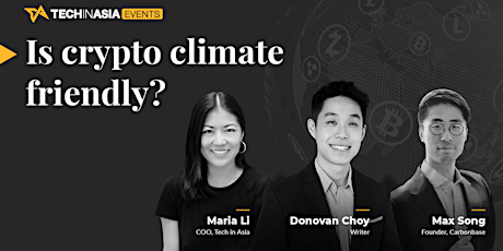 [Virtual Event] Is crypto climate friendly?