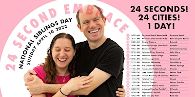 Imagen principal de 24 Second Embrace (project for National Siblings Day)