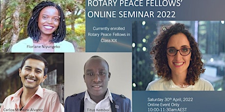 Rotary Peace Fellows'Seminar Class XIX primary image