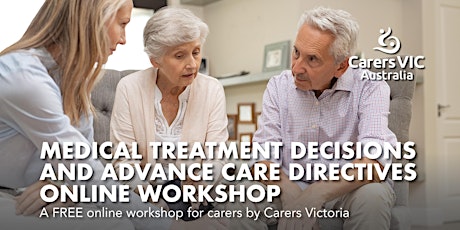 Medical Treatment Decisions & Advance Care Directives Online Workshop #8854 ingressos