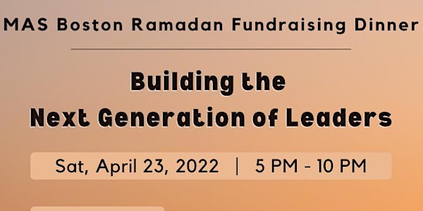 MAS Boston Ramadan Fundraising Dinner
