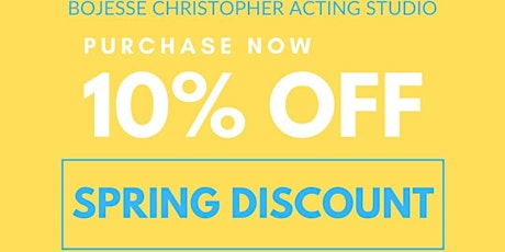 BoJesse Christopher Acting Studio (10% OFF) Group Workshops tickets