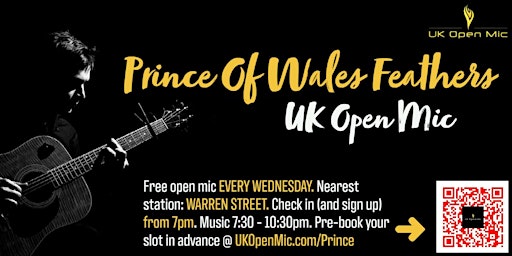 UK Open Mic @ Prince of Wales Feathers / FITZROVIA / EUSTON / REGENT'S PARK