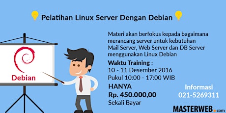 Training Linux server dgn Debian/Centos (Mail server, WebServer&DB Server) primary image