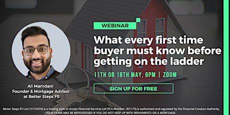 WEBINAR: What every first time buyer must know before getting on the ladder tickets