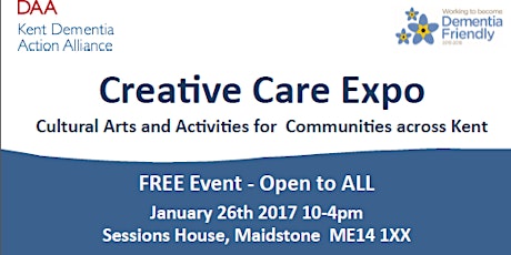 Creative Care Expo - cultural arts and activities for people across Kent  primary image