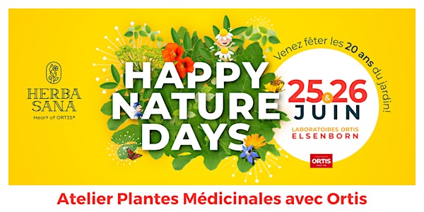 Atelier plantes médicinales @ Happy Nature Days