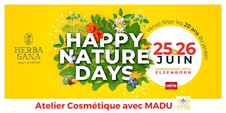 Atelier cosmétique naturel  @ Happy Nature Days billets