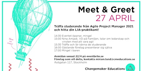 Meet and Greet med Agile Project Managers