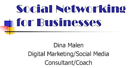 1:1 Online Session: Social Media Marketing for Small Business Owners.