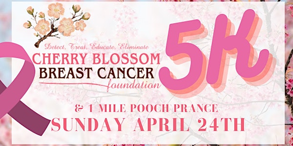 Middleburg Cherry Blossom 5k Run & 1 Mile Pooch Prance for Breast Cancer