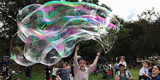 Bubbles in Bella Abzug Park