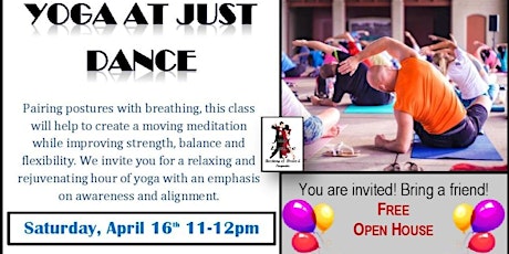 Yoga Class Open House at Just Dance