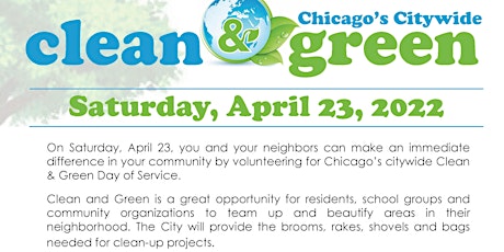 4/23 Clean and Green w/ Greater South Loop Association primary image