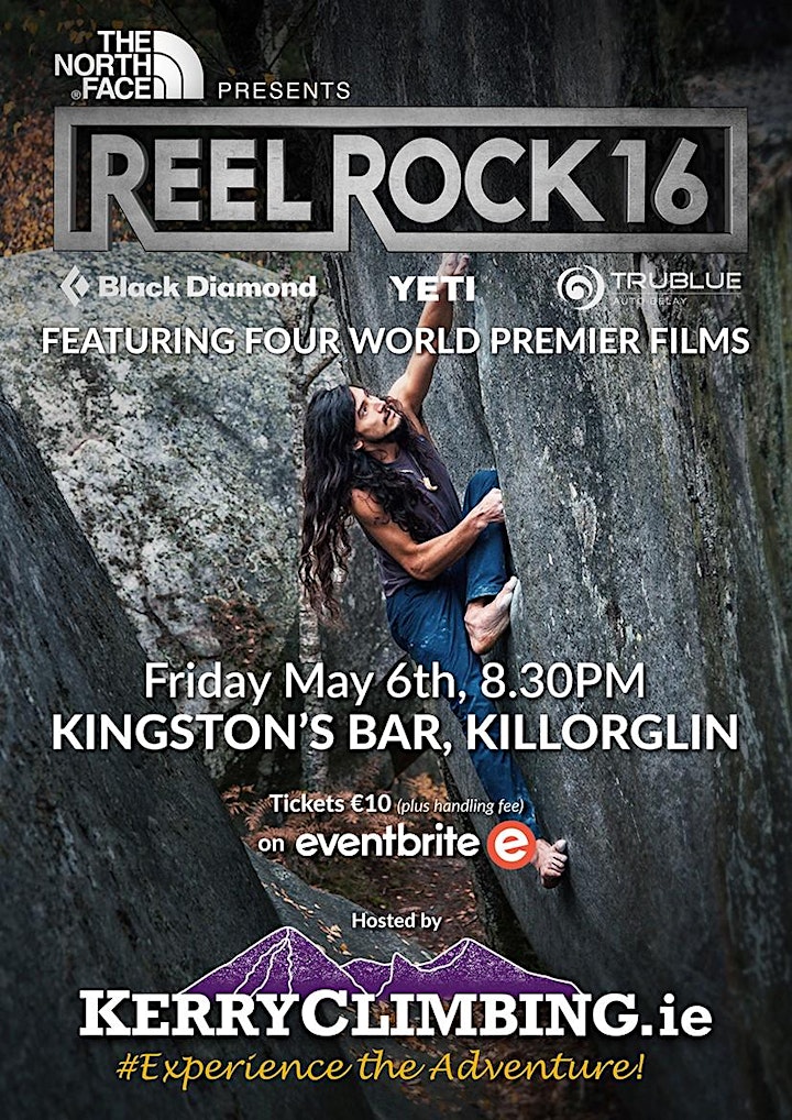 KerryClimbing hosts REEL ROCK 16 @ Kingston's Killorglin image
