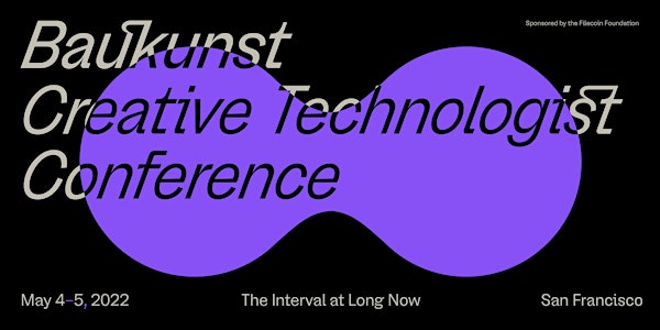 Baukunst Creative Technologist Conference - Livestream