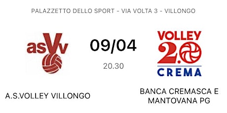 Immagine principale di FIPAV LOMBARDIA-SERIE DF/A.S.Volley Villongo-Banca Cremasca e Mantovana 