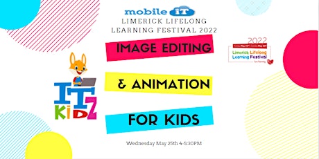 Image Editing & Animation for Kids tickets