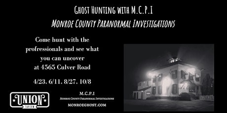 Ghost Hunt with MCPI tickets