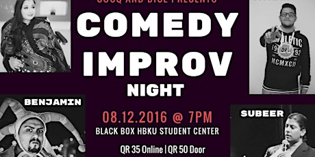 Comedy Improv Night | SUCQ & D.I.C.E | Dec 8 primary image