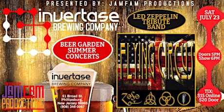 FLYING CIRCUS: Led Zeppelin Tribute @ Invertase Brewing Company tickets