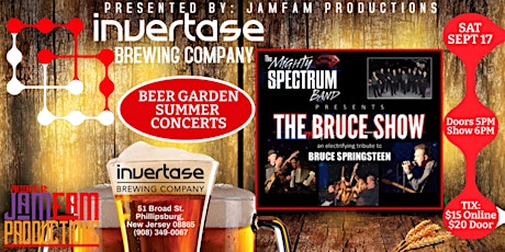 THE BRUCE SHOW: An Electrifying Tribute to Bruce @ Invertase Brewing Co. tickets