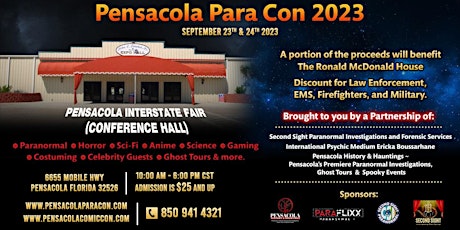Vendor Registration Pensacola Para Convention 2023 (Vendor Tables)