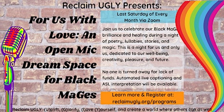 For Us With Love: An Open Mic Dream Space for Black MaGes tickets