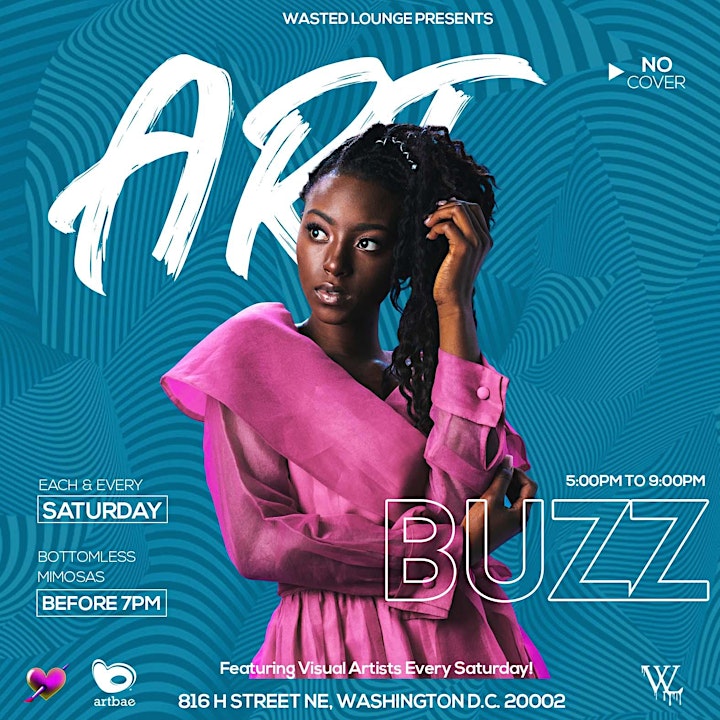 ART BUZZ: Free Art Show + Sip & Paint + Bottomless Mimosas! image