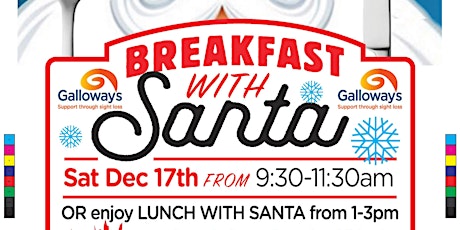 Galloway's presents Breakfast with Santa - Morecambe primary image
