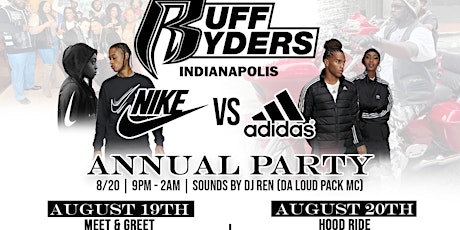 Indianapolis Ruff Ryders Nike vs Adidas weekend tickets