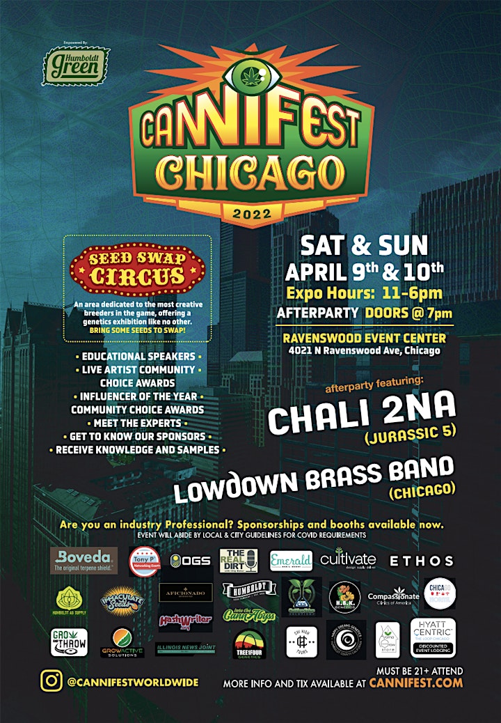 CANNIFEST CHICAGO : APRIL 9TH AND 10TH, 2022 image