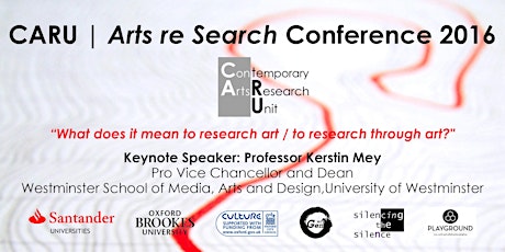 CARU | Arts re Search Conference 2016