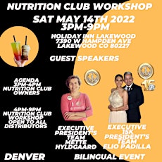 NUTRITION CLUB WORKSHOP- MASTER DE CLUBES DENVER