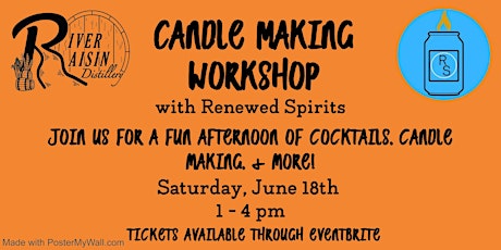 Candle Making Class with Renewed Spirits tickets