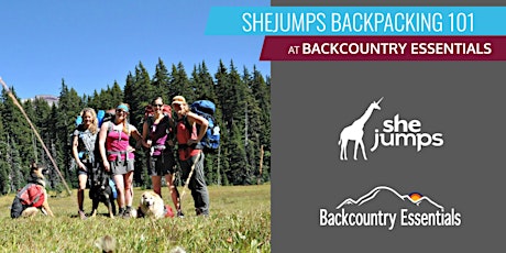 SheJumps | Backpacking 101 tickets