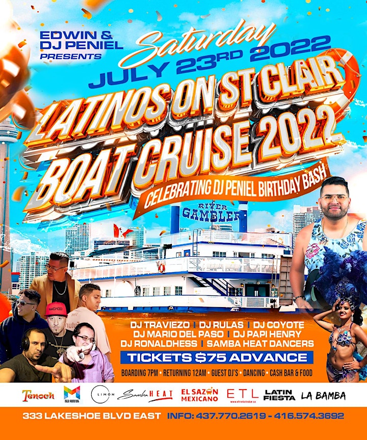 Latinos On St Clair Boat Cruise 2022 image
