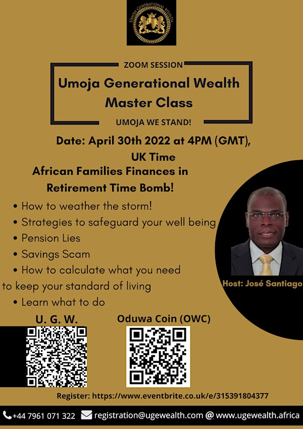 Ubuntu Wealth Creation  - African Families Finances in Retirement Time Bomb