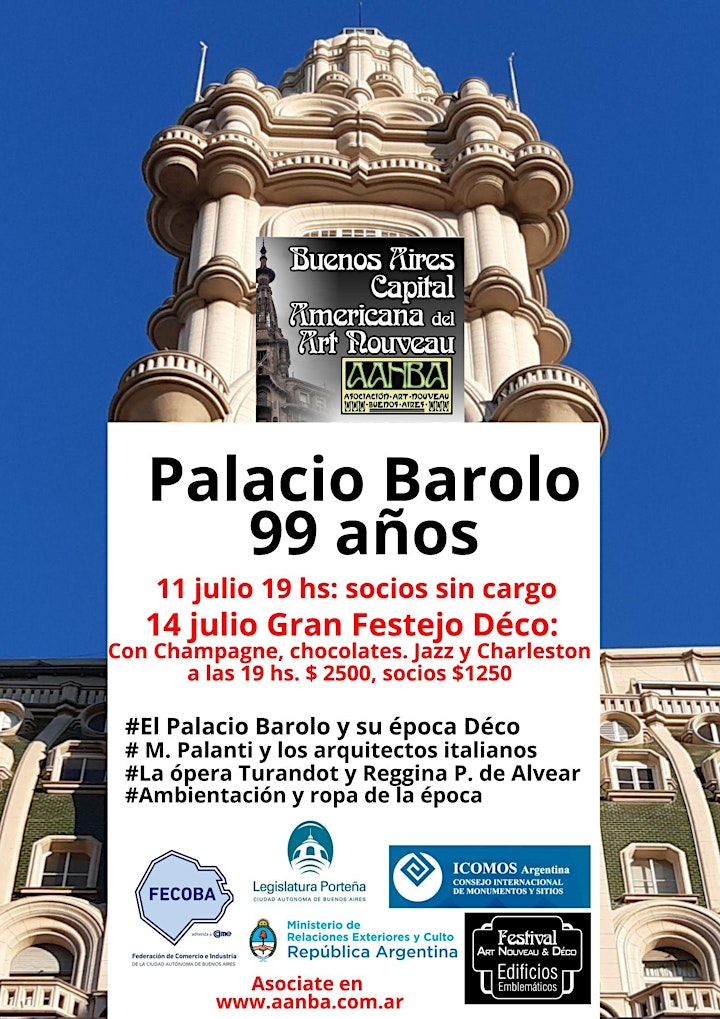 Imagen de AANBA:10 visitas 2022 a edificios Top: T. Colón, P. Barolo, Del Molino...